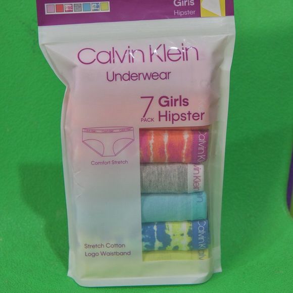 Calvin‎ Klein Girls Hipster Underwear - 7 Pack - Picture 4 of 4